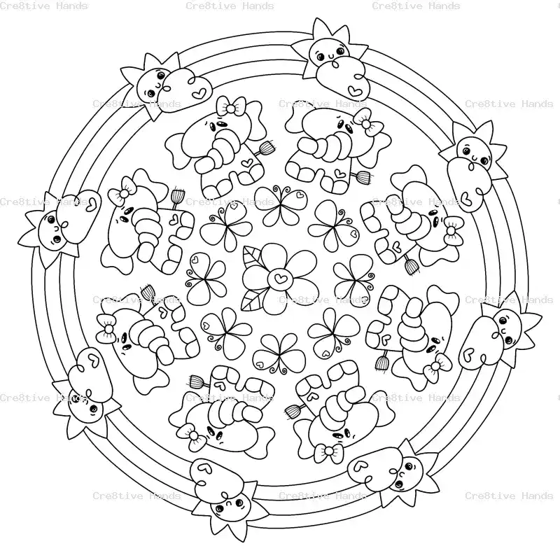 Elephant and Butterflies — Preview